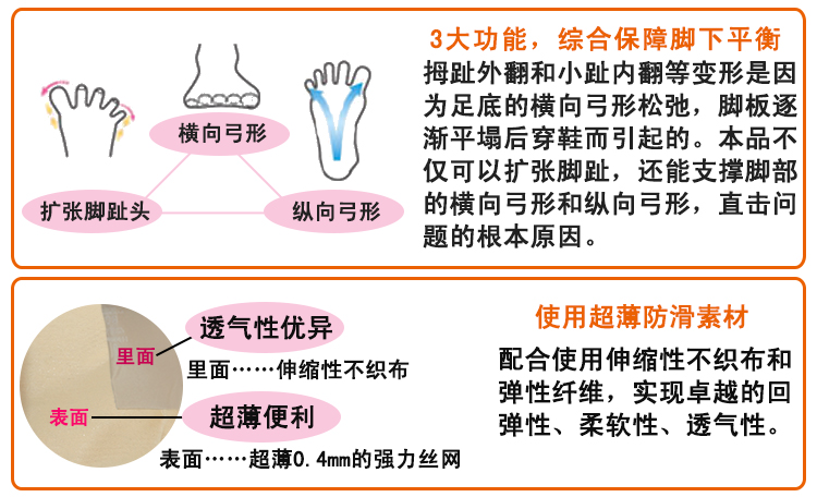 百傲鲨脚拇趾矫正套